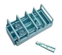 18 Strip Tape Dispenser for Gift Wrapping, Adhesive Tape Holder Dispenser, Portable Hand-held Cutter for Box Wrapping, School Stationery for Crafts & Gift