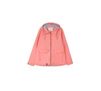 (18, Sugar Coral) LightHouse Women's Lucy Rubberised Showerproof Jacket - Ladies hip length Windproof Spring Summer Outdoor Coat with Hood
