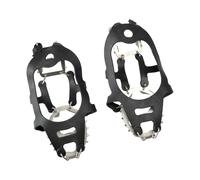 18 Teeth Crampons Ice Cleats Studs Antislip Snow Ice Grip Overshoe Footwear Traction Walk Traction For Climbing Skiing Snow Traction Cleats