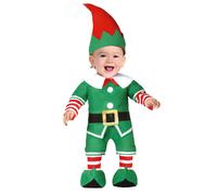 (18 to 24 months) Baby's little Christmas elf costume