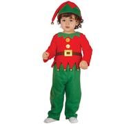 (18 to 24 months) Classic little Christmas elf costume for babies