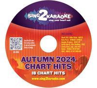18 TRACKS - Sing2Karaoke Autumn 2024 18 chart hits CDG