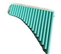 18-tube Special Panpipe Teaching For Beginners C Key Panpipe Instrument 18-tube Black Orange Blue (Color : Blue)