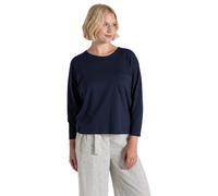 (18 UK, Blue Navy) Craghoppers Womens/Ladies Emere Long-Sleeved T-Shirt
