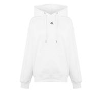 (18 UK, Bright White) Calvin Klein Unisex Adult Jeans Relaxed Fit Hoodie