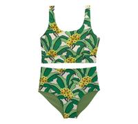 (18 UK, Green) Regatta Womens/Ladies Orla Kiely Tropical Reversible Bikini Set