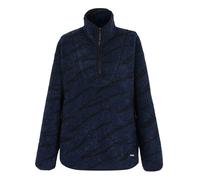 Regatta Womens Frankie Abstract Borg Half Zip Fleece Jacket - Navy/Black - Navy/Black - 18 UK