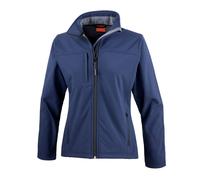(18 UK, Navy) Result Womens/Ladies Classic Soft Shell Jacket