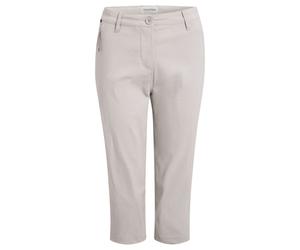 (18 UK, Oyster) Craghoppers Womens/Ladies Kiwi Pro III Cropped Trousers
