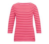 (18 UK, Pink Lemonade/High Risk Red) Regatta Womens/Ladies Baylette II Striped T-Shirt