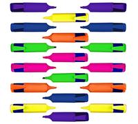 (18 units (3 x 6pk)) 6-18 Assorted Highlighter Pens Fluorescent Bright