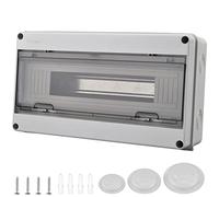 18 Way Consumer Unit, Distribution Protection Box, IP65 Electrical Enclosure, Waterproof Transparent Window Consumer Unit, Consumer Circuit Breaker Box