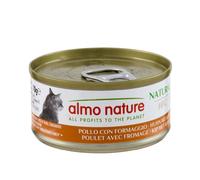 18 x 70g Almo Nature HFC Natural Wet Cat Food - 12 + 6 Free! * - Chicken with Cheese (18 x 70g)
