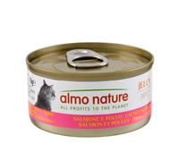 18 x 70g Almo Nature HFC Natural Wet Cat Food - 12 + 6 Free! * - Salmon with Chicken - in Jelly (18 x 70g)