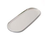 18 x 8.5cm Oval Stainless Steel Decorative Storage Tray