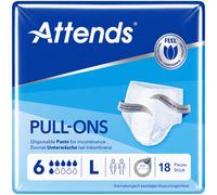 Adult Nappies Incontinence Pull up Pants ATTENDS 6L LARGE x 18
