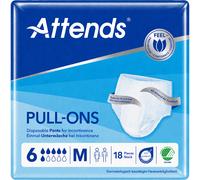 18 x Attends Pull Ons 6 | Medium | Adult Nappies Pull Ons Pants | 1 Pack of 18