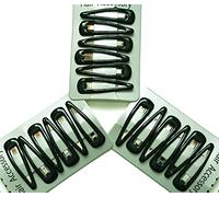 18 x Bottle Green Sleepy Clips/ Snap Clips/ Hair Clips - School Colours