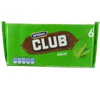 18 X Club Mint Chocolate Biscuits 6 x 22g Delicious Tasty And Twisty Treat Gift Hamper For Birthday,Christmas,Easter
