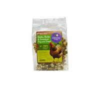 18 x Natures Grub Garlic Herbs And Seaweed Popcorn Poultry Treat 20g