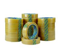 18 x Sellotape Original Golden Tape Roll Clear Non Static Easy Tear Tape 24mm x 50m -