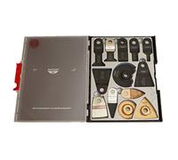 18 x TopsTools SW_WXK18 Mix Blades Case Box Set Compatible with Worx Sonicrafter Worx 250W Erbauer Multitool Multi Tool Accessories