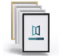 (18"x14" (45.7 x 35.6cm), Gold) A1 A2 A3 A4 Photo Picture Poster Frame Square Large Size Black White Silver Gold