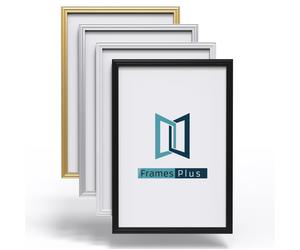 (18"x14" (45.7 x 35.6cm), Gold) A1 A2 A3 A4 Photo Picture Poster Frame Square Large Size Black White Silver Gold