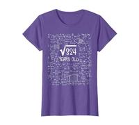 18 Years Old Square Root Of 324 Math 18th Birthday Design T-Shirt