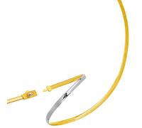 (18, Yellow) Two Tone Reversible Omega Chain Necklace In 14k Yellow Gold And Sterling Silver, 3mm