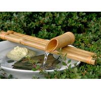 18" Zen Fountain Kit - Three-Arm, Split-Resistant Bamboo for DIY Indoor/Outdoor Oasis - for Large Containers (Bowl Not Included)