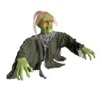 18" Zombie Outdoor Halloween Decoration | Outside Ghost Lawn Stakes - Halloween Scary Light Up Figures for Graveyard Lawn Yard Haunted House Decor