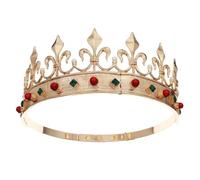 180-190mm Adjustable King's Crown Pearl Crystal Bridal For Wedding Tiara Princess Rhinestone Headband