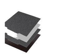 180/220/235/257/310mm Double Side PEI Spring Steel Sheet Smooth Texture PET PEO PEY Build Plate Magnetic 3D Printer Part(Black PEI-PEI-Magnet,180x180mm)
