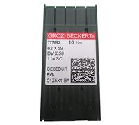 180/24 Chain-Stitch Industrial Gebedur Titanium Sewing Needle 62X59 DVX59 114SC SY4112 Compatible with/Replacement for Singer Brand 300 (10PCS)