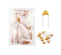 180/500Pcs Monolithic Capacitor Kit Multilayer Ceramic Capacitors Assorted Set 0.47UF 1UF 0.01UF 10UF 0.33UF 0.22UF 2.2UF 0.033U(180Pcs)