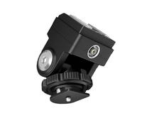 180°Adjustable Camera Flashing Adapter With PC Terminals Port And Elevated Mount For DSLR Optimal Lighting Positioning Adjustable Bracket