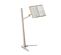 180° Adjustable Floor-standing Reading Rack,Standing Reading Stand with Page Clips,Height Adjustable Music Stand for Music Display