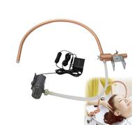 180° Adjustable Water Circulation Head Spa Frame, Portable Extended Water Circulation Waterfall, Shower Shampoo Bed Accessor