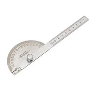 180° Angle Finder, Stainless Steel Architecture Equipment, Precision Measuring Tool for Woodworking Metalworking Construction Engineering Adjustable Round Head Scale Home Renovation Crafts