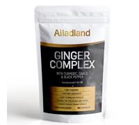 (180 Capsules) GINGER TURMERIC GARLIC and BLACK PEPPER 3654mg HIGH STRENGTH CAPSULES VEGAN