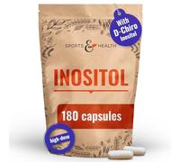 180 Capsules Inositol Complex - Myo-Inositol D Chiro Inositol 4000mg