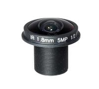 180° CCTV Camera Lens, 1.8mm Focal Length Wide Angle Fisheye Lens Panoramic View Camera 5MP HD Network Wide Angle Board Lenses for Video Surveillance