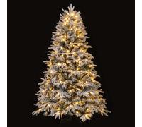 180 cm Artificial Christmas Tree Pre-lit Hinged Xmas Tree