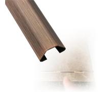 180 Cm Long Wood Grain Wire Guard Surface Raceway Channel, 1 4 10 Pcs Stainless Steel Molding Strip, Cable Protector Self-Adhesive, Paintable(D-1 pc,Outer Width 30mm)