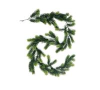 180 cm Pine Garland - Faux Green Juniper Vines, Real Touch, Fluffy Visual Effect, for Christmas Trees, Holiday Fireplace Mantle Window Indoor Outdoor Decor (1)