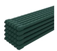 vidaXL 180 cm Steel Garden Plant Stakes, Set of 30, Green - Supportive Aid for Indoor/Outdoor Climbing Plants & Flowers