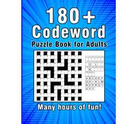 180+ Codeword puzzle book for adults: Code Breaker / Code Word Puzzle book | 187 Puzzles