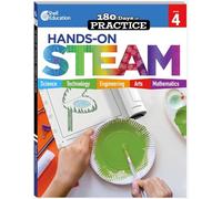 180 Days™: Hands-On STEAM for Grade 4: Practice, Assess, Diagnose (180 Days of Practice)
