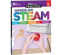 180 Days™: Hands-On STEAM for Grade 5 : Practice, Assess, Diagnose